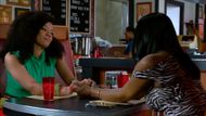 Leslie didn't know just how under fire she was as she had a late Mother's Day with Eva on Beyond the Gates | Image: CBS